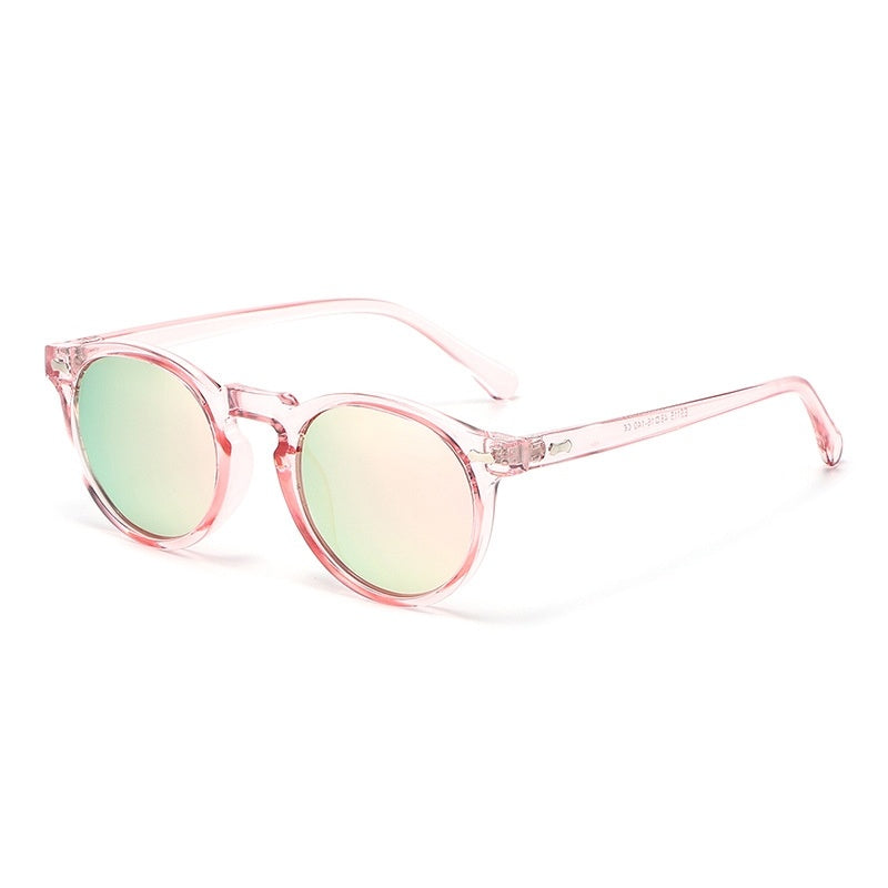 Literary retro round Japanese and Korean fashionable rice nail sunglasses - 𝓢𝓱𝓸𝓹𝓵𝓮𝓬𝔂