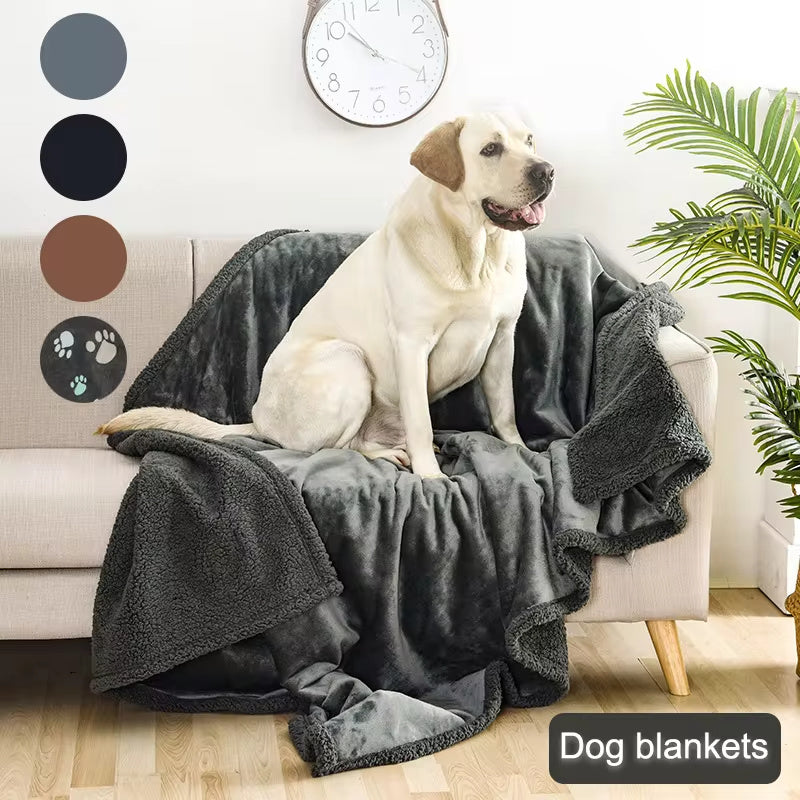 Flannel Cotton Wool Sherpa Thick Pet Blanket Dog Kennel - 𝓢𝓱𝓸𝓹𝓵𝓮𝓬𝔂