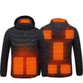 Men Heated Puffer Jacket Electric Heating Coat Insulated Hood Windbreaker 9Heat Zones - 𝓢𝓱𝓸𝓹𝓵𝓮𝓬𝔂