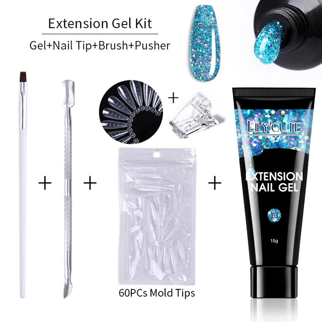 15ml Nail Extension Gel Kit - 𝓢𝓱𝓸𝓹𝓵𝓮𝓬𝔂