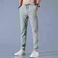 Summer Ice Silk Pants Men's Thin Business Casual Pants Stretch Breathable Straight-leg Tracksuit Pants - 𝓢𝓱𝓸𝓹𝓵𝓮𝓬𝔂