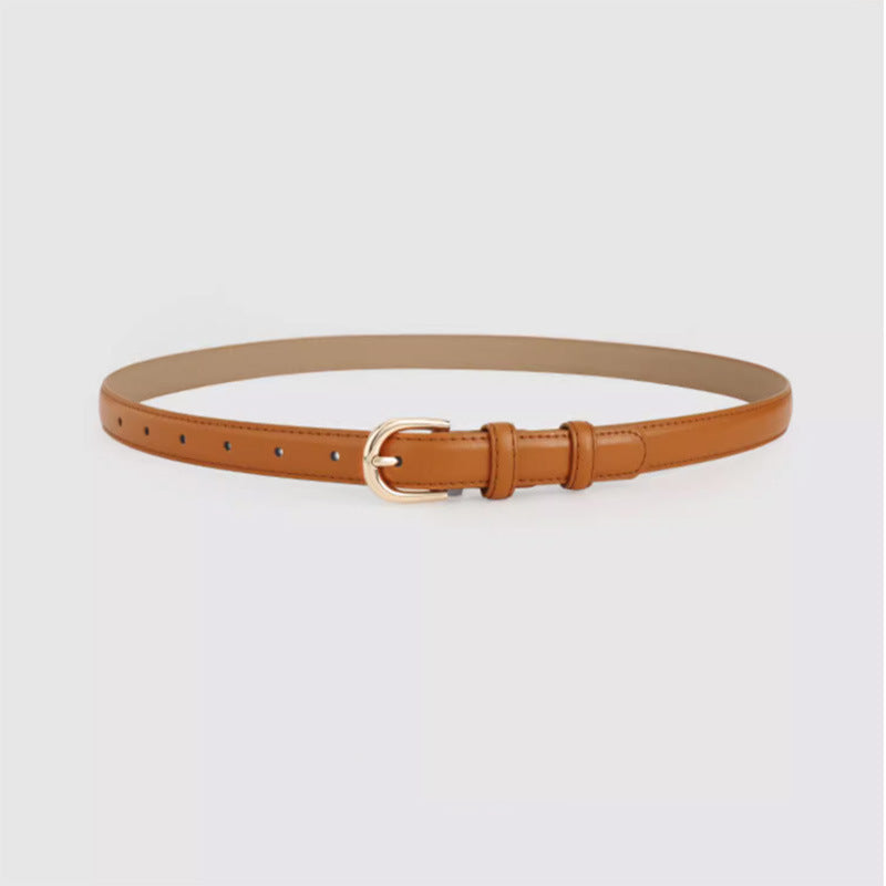 Super Easy To Match Soft Leather Belt Simple And Advanced - 𝓢𝓱𝓸𝓹𝓵𝓮𝓬𝔂