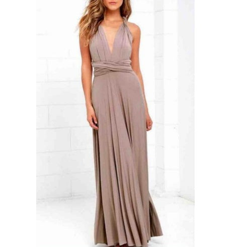 Women's Sexy Long Party Dress Club Floor-Length Summer Backless Bandage Maxi Dress Multiway Bridesmaids Boho Women Dress Vestidos - 𝓢𝓱𝓸𝓹𝓵𝓮𝓬𝔂