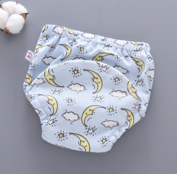 Baby Training Pants Washable 6-layer Gauze Diaper Cover - 𝓢𝓱𝓸𝓹𝓵𝓮𝓬𝔂