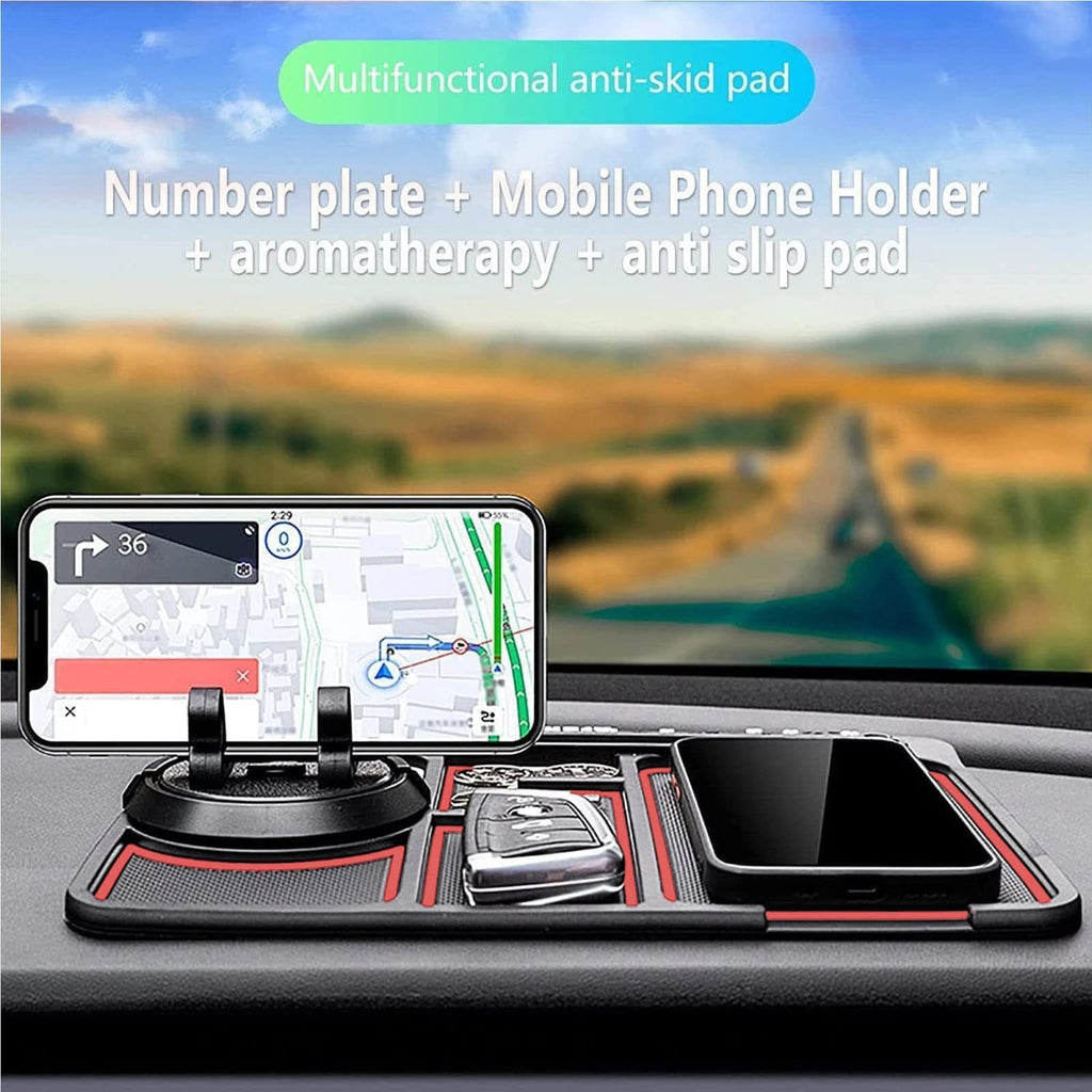 Non-Slip Car Phone Pad For 4-in-1 Car Parking Number Card Anti-Slip Mat Auto Phone Holder Sticky Anti Slide Dash Phone Mount - 𝓢𝓱𝓸𝓹𝓵𝓮𝓬𝔂