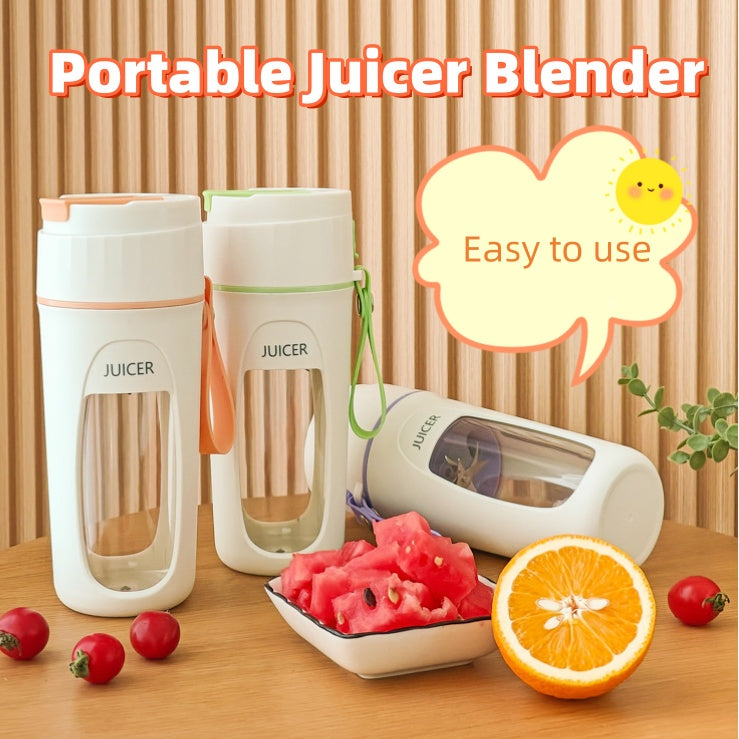 Portable Blender Electric USB Charging Outdoor Automatic Juicer Cup Juice Maker Kitchen Supplies - 𝓢𝓱𝓸𝓹𝓵𝓮𝓬𝔂