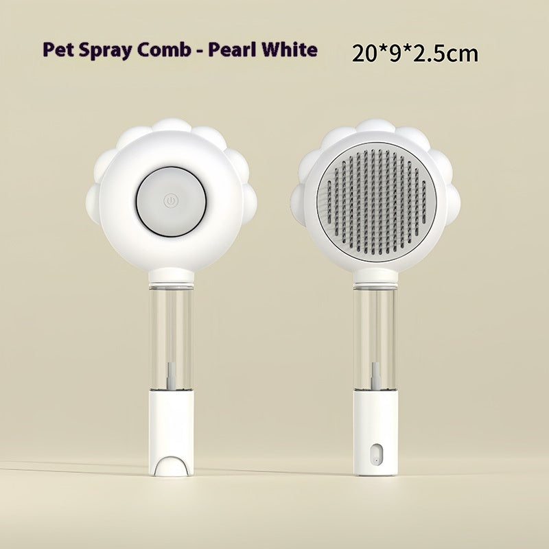 2 In 1 Self Cleaning Dog Brush Comb With Spray Pets Grooming Hair Remover Combs Brush Floating Hair Pet Grooming Brush Pet Products - 𝓢𝓱𝓸𝓹𝓵𝓮𝓬𝔂