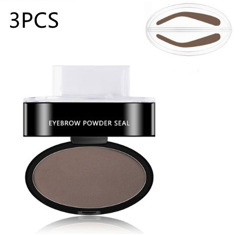Eyebrow Powder Stamp Tint Stencil Kit Cosmetics Professional Makeup Waterproof Eye Brow Stamp Lift Eyebrow Enhancers Stencil Kit - 𝓢𝓱𝓸𝓹𝓵𝓮𝓬𝔂