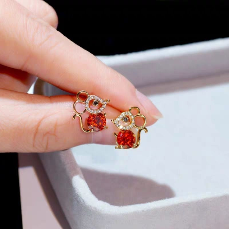 Cute Creative Personality Little Mouse Women's Fashion Jewelry - 𝓢𝓱𝓸𝓹𝓵𝓮𝓬𝔂