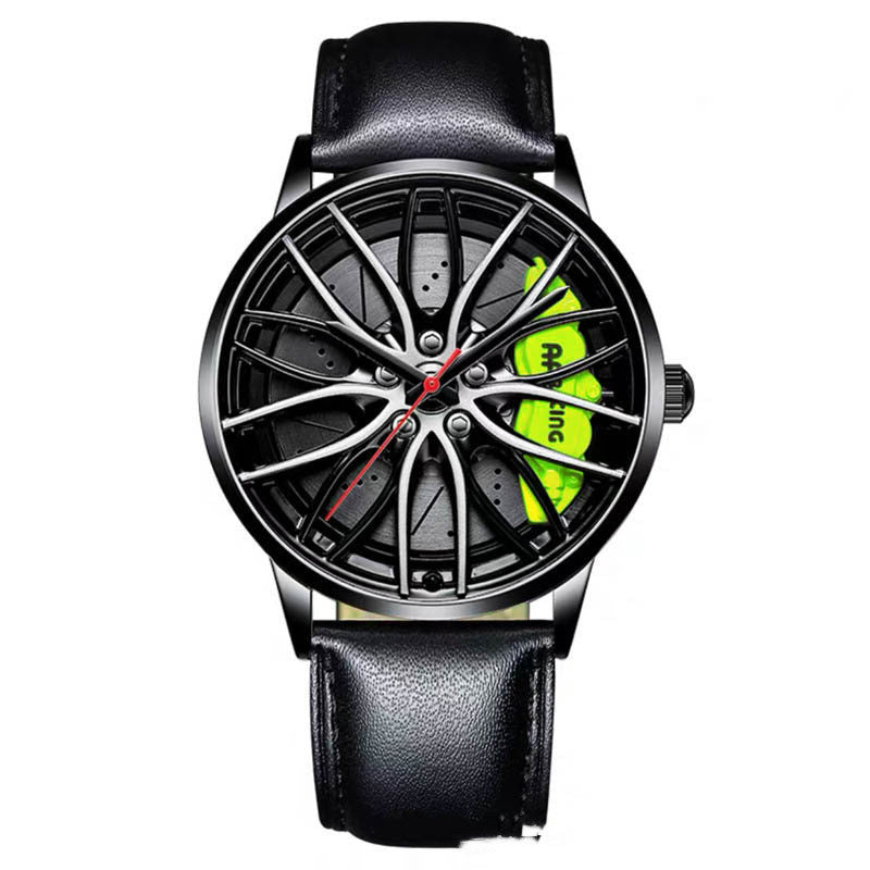 Automatic Movement Watch Waterproof Wheel Style Non-mechanical Watch - 𝓢𝓱𝓸𝓹𝓵𝓮𝓬𝔂