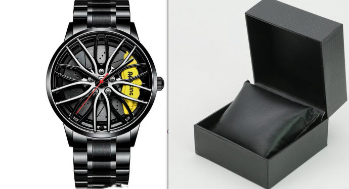 Automatic Movement Watch Waterproof Wheel Style Non-mechanical Watch - 𝓢𝓱𝓸𝓹𝓵𝓮𝓬𝔂