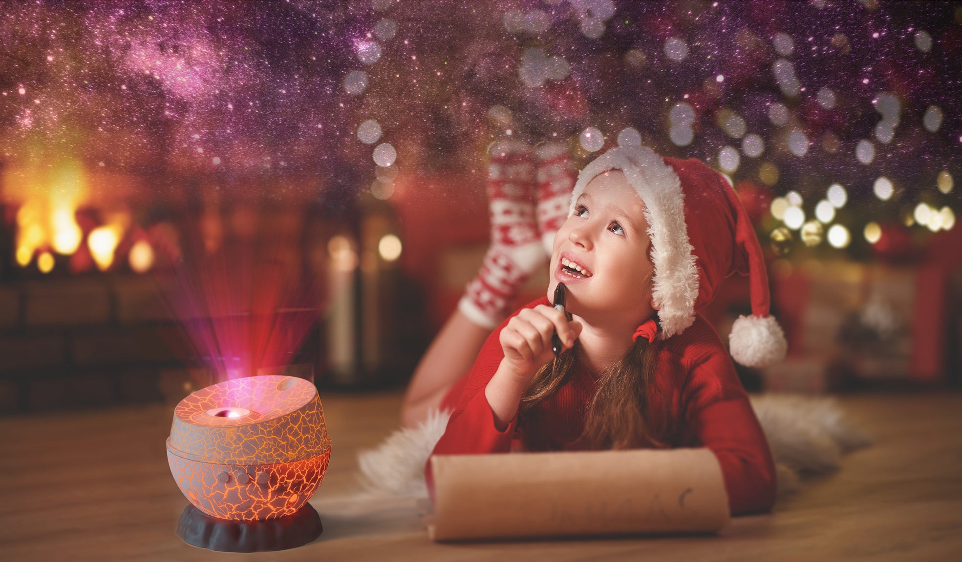 Cross-border Starry Sky Light, Cracked Translucent Dinosaur Egg Starry Sky Projection Light - 𝓢𝓱𝓸𝓹𝓵𝓮𝓬𝔂