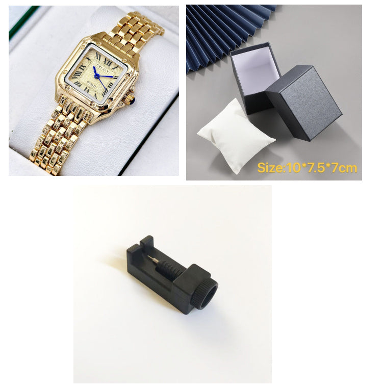 Waterproof Women's Square Watch Fashion - 𝓢𝓱𝓸𝓹𝓵𝓮𝓬𝔂