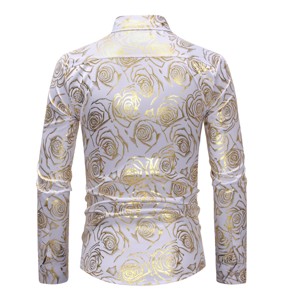 Fashion Fashion Floral Printed Men's Casual Long Sleeve Shirt - 𝓢𝓱𝓸𝓹𝓵𝓮𝓬𝔂