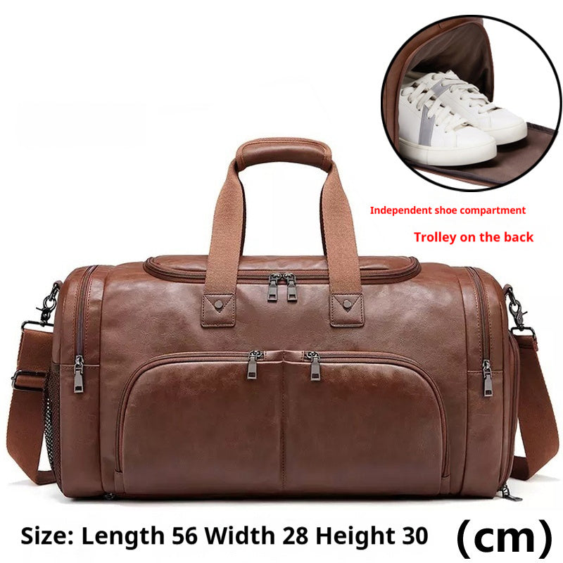 Men's Portable Travel Bag Crossbody Business Short Distance Business Bag Large Capacity - 𝓢𝓱𝓸𝓹𝓵𝓮𝓬𝔂