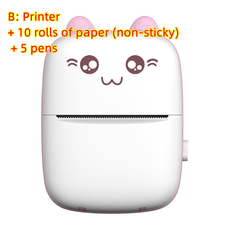 Mini Printer Portable Mini Bluetooth WiFi New Wrong Printer Mobile Phone Photo Title Note Hot Print Pocket Student Error Label Printer - 𝓢𝓱𝓸𝓹𝓵𝓮𝓬𝔂