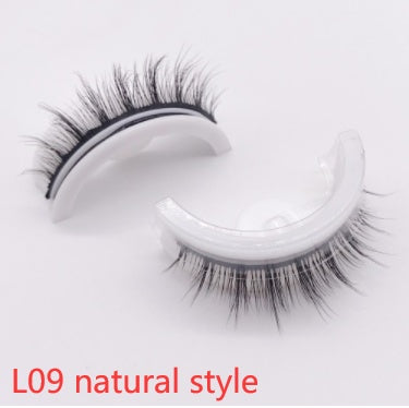 Reusable 3D Mink Lashes Natural False Eyelashes Self Adhesive Fake Glue Free Makeup Eyelash Extension Silk - 𝓢𝓱𝓸𝓹𝓵𝓮𝓬𝔂