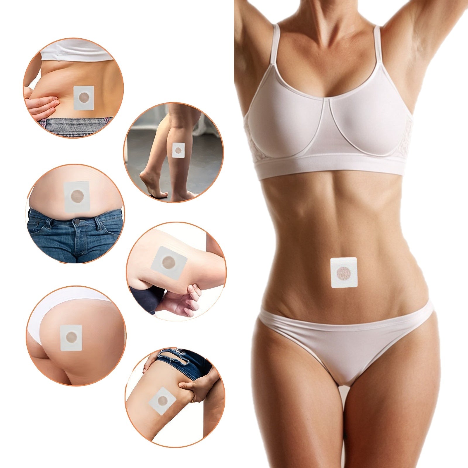 Navel Belly Button Patch Slimming Patch Abdomen Magnetic Detox Sticker - 𝓢𝓱𝓸𝓹𝓵𝓮𝓬𝔂