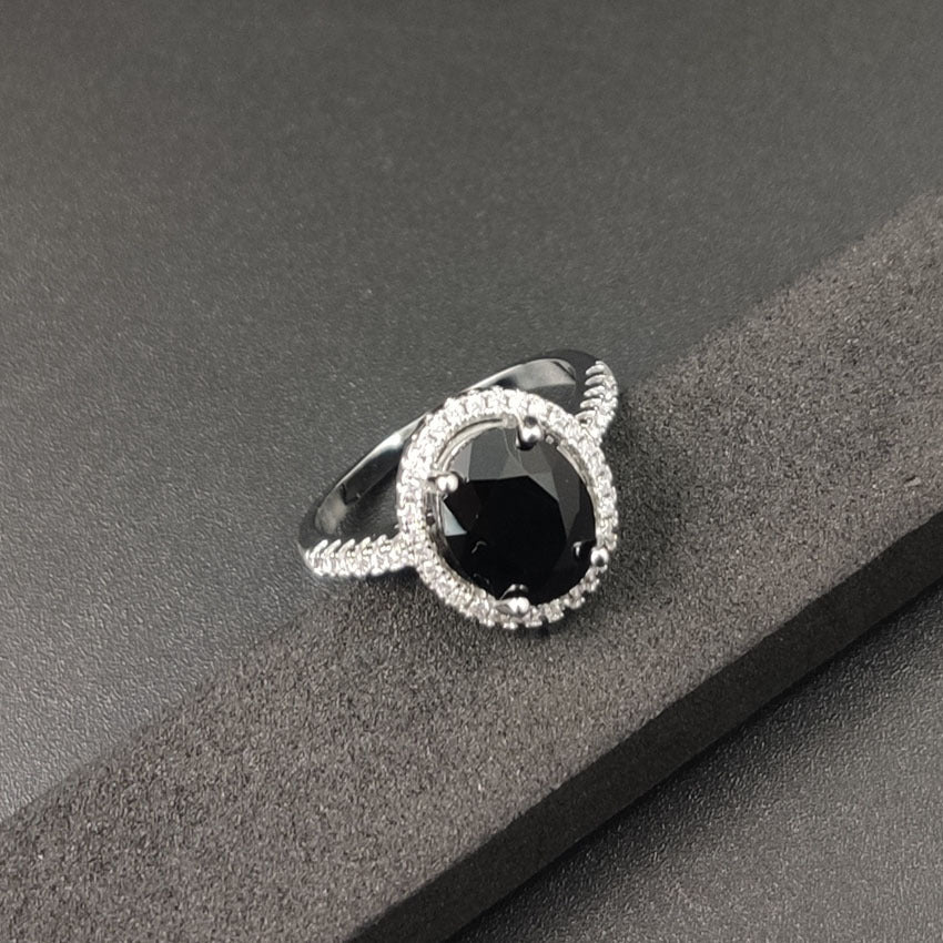 Luxury Zircon Round Ring Full Of Diamonds Ring Engagement Wedding First Ornament - 𝓢𝓱𝓸𝓹𝓵𝓮𝓬𝔂