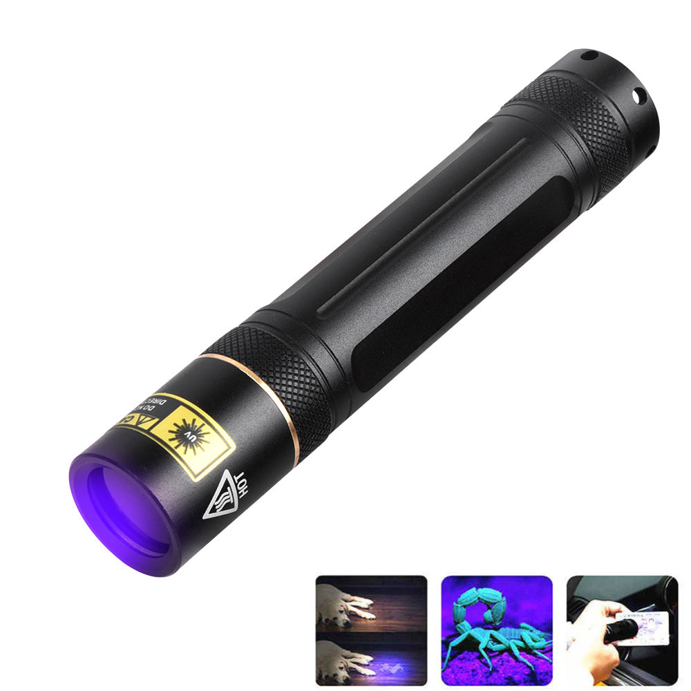 Y36 365nm 8006 365nm UV Fluorescent Agent Detection Woods Lamp Flashlight