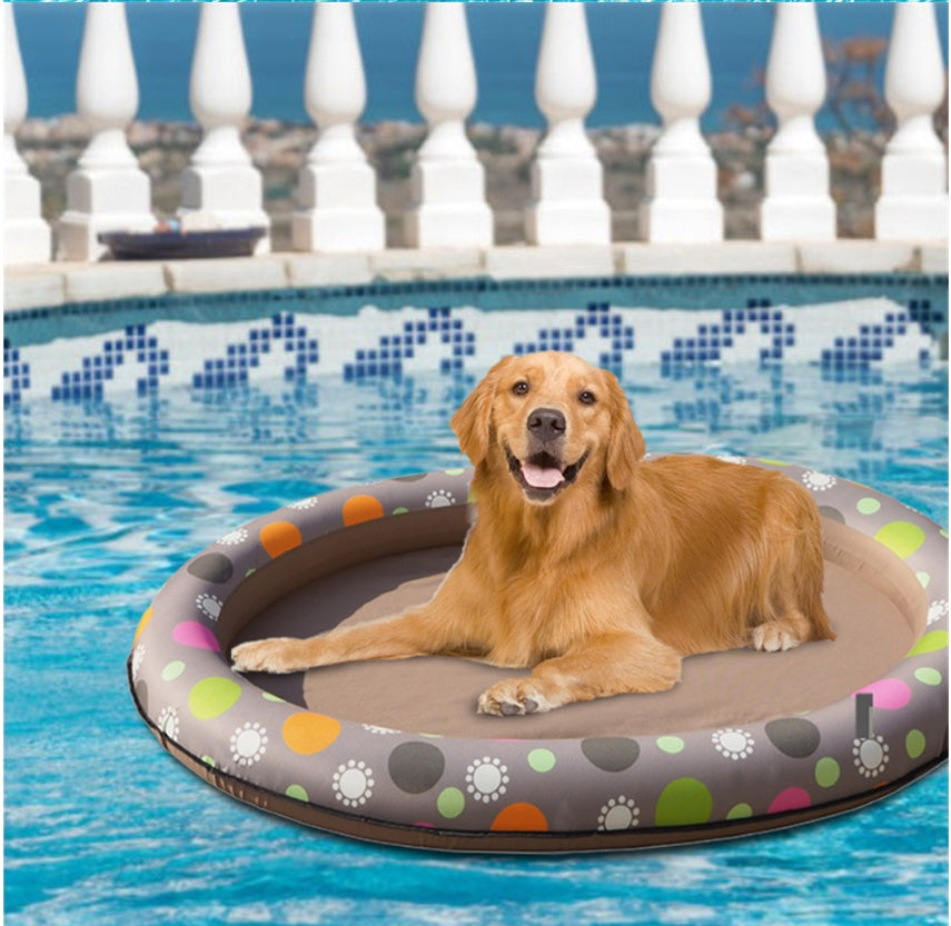 Dog Swimming Pool Inflatable Hammock Pets Pool Floating Bed Spring Summer Swimming Ring - 𝓢𝓱𝓸𝓹𝓵𝓮𝓬𝔂