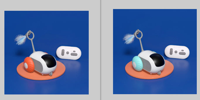 Remote Control Interactive Cat Car Toy USB Charging Chasing Automatic Self-moving Remote Smart Control Car Interactive Cat Toy Pet Products - 𝓢𝓱𝓸𝓹𝓵𝓮𝓬𝔂