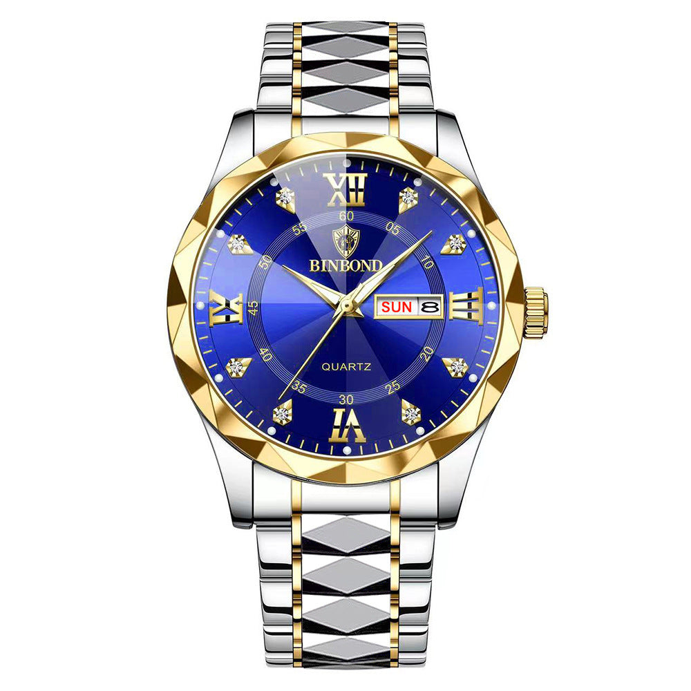 Waterproof Luminous Dual Calendar Watch Men's - 𝓢𝓱𝓸𝓹𝓵𝓮𝓬𝔂