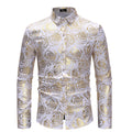 Fashion Fashion Floral Printed Men's Casual Long Sleeve Shirt - 𝓢𝓱𝓸𝓹𝓵𝓮𝓬𝔂