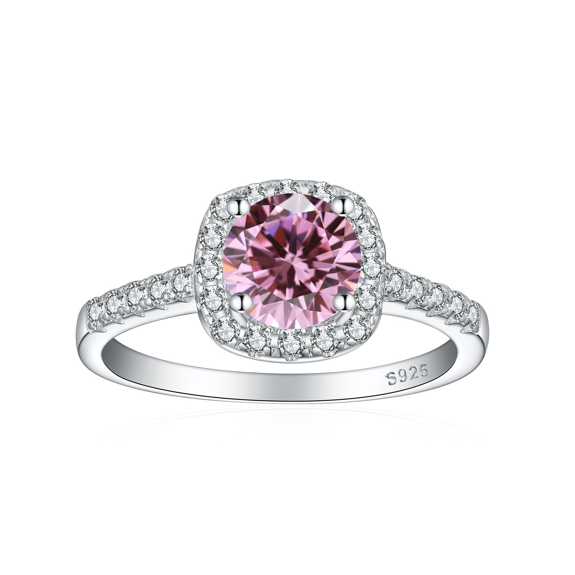 Crystal Colored Gems S925 Sterling Silver Ring For Women - 𝓢𝓱𝓸𝓹𝓵𝓮𝓬𝔂