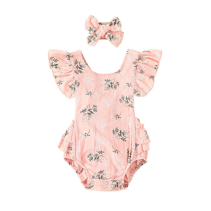 Baby Harness Print Dress Crawling Clothes - 𝓢𝓱𝓸𝓹𝓵𝓮𝓬𝔂