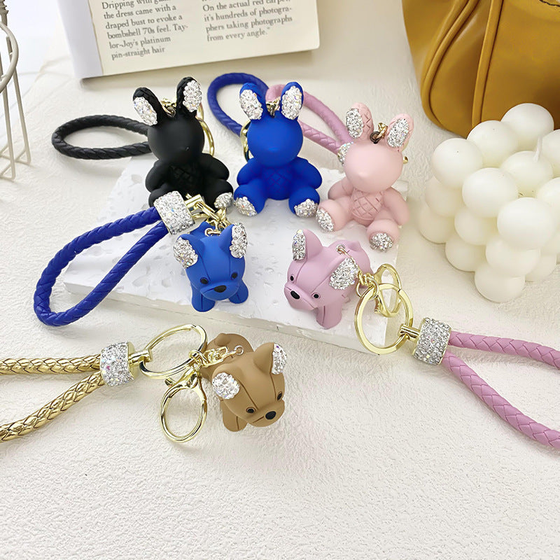 Cute Puppy Blue Key Exquisite Pendant With Keychain - 𝓢𝓱𝓸𝓹𝓵𝓮𝓬𝔂