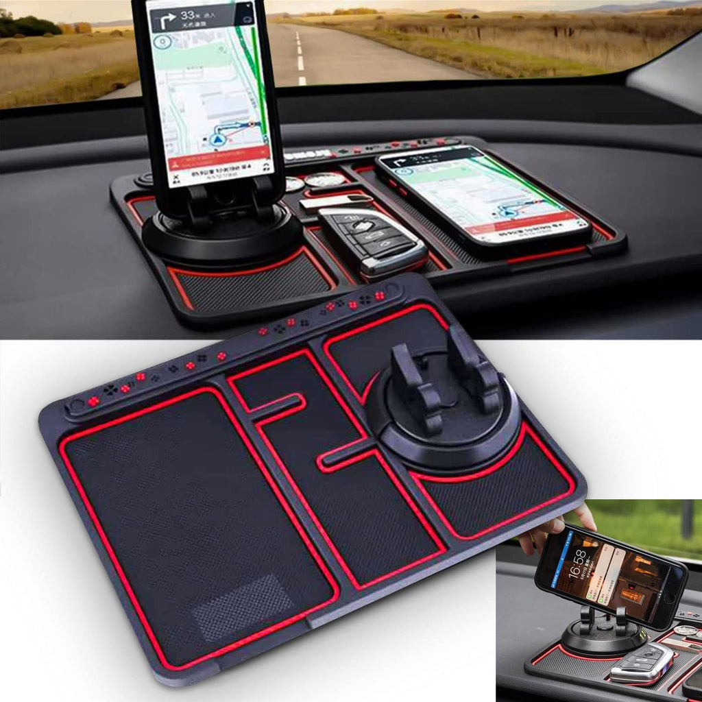 Non-Slip Car Phone Pad For 4-in-1 Car Parking Number Card Anti-Slip Mat Auto Phone Holder Sticky Anti Slide Dash Phone Mount - 𝓢𝓱𝓸𝓹𝓵𝓮𝓬𝔂