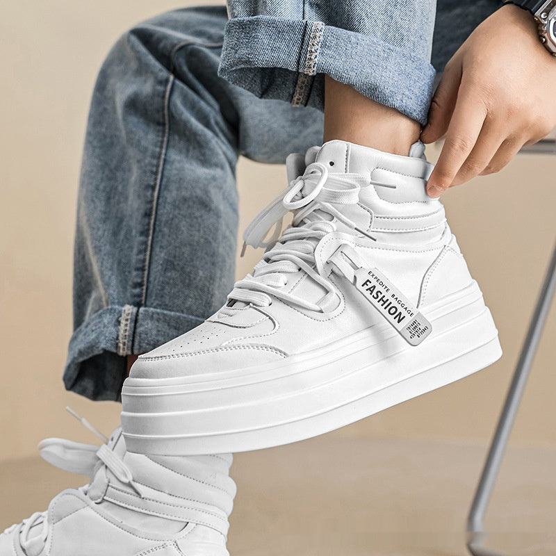 Breathable Running Leisure Sports Men Slip-on Lofter Board Shoes 