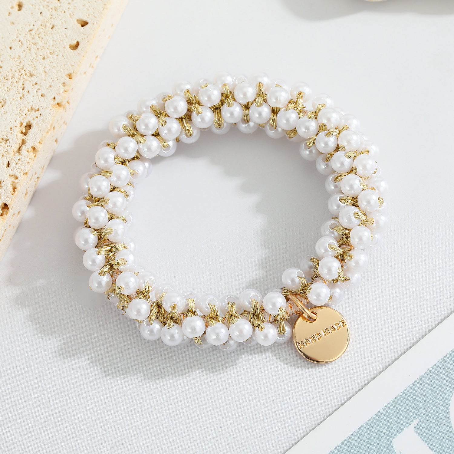 Multicolor Crystal Pearl Hair Ring Simple Girl Tieshair Bands Ins - 𝓢𝓱𝓸𝓹𝓵𝓮𝓬𝔂