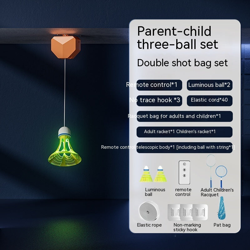 Badminton Racket Single Trainer Automatic Rebound Swing