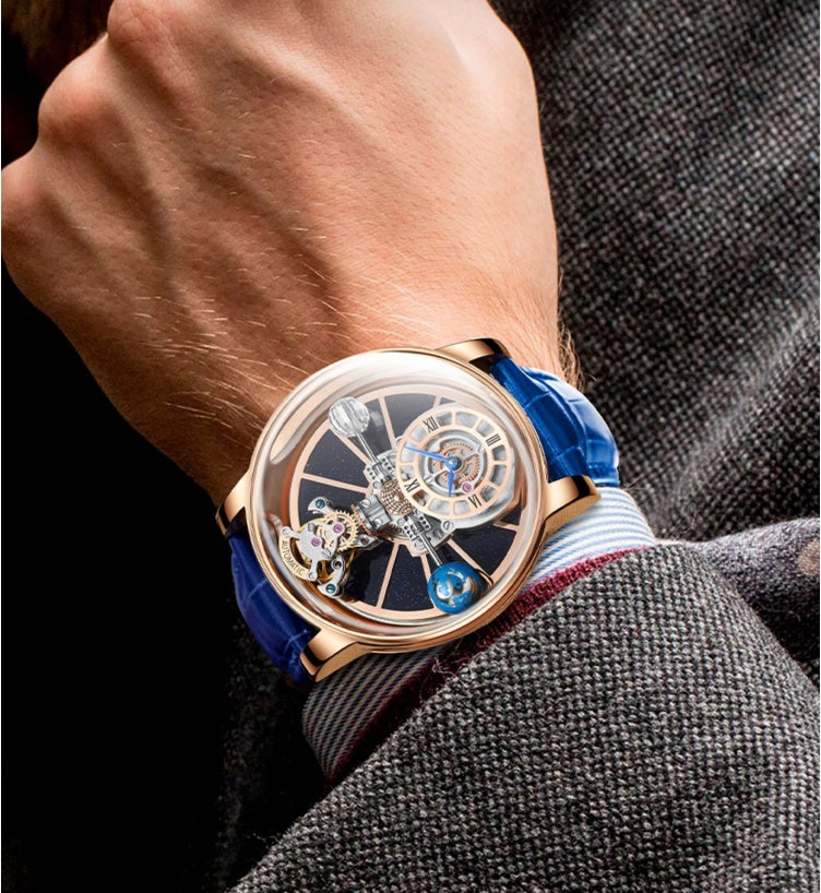 Men's Hollowed-out Quartz Watch - 𝓢𝓱𝓸𝓹𝓵𝓮𝓬𝔂