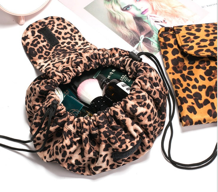 Animal Printing Large Capacity Drawstring Lazy Cosmetic Storage Bag - 𝓢𝓱𝓸𝓹𝓵𝓮𝓬𝔂