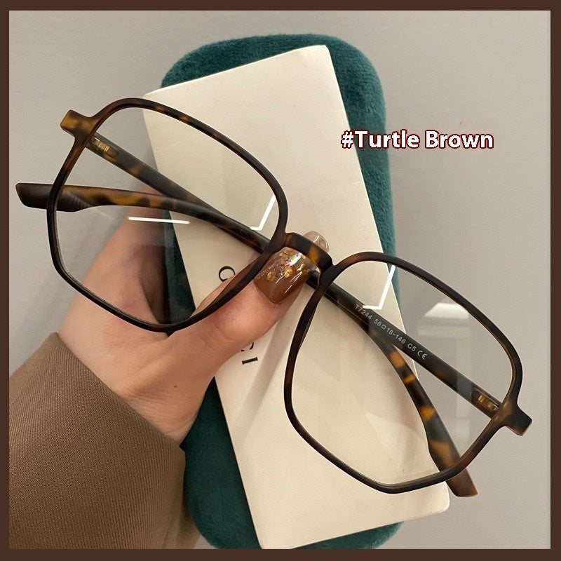 Large Frame Irregular Glasses Round Face Super Light Oversized - 𝓢𝓱𝓸𝓹𝓵𝓮𝓬𝔂