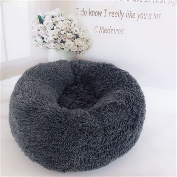 Round Long Hairy Autumn And Winter Nest Pad Cat Mattress - 𝓢𝓱𝓸𝓹𝓵𝓮𝓬𝔂