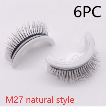 Reusable 3D Mink Lashes Natural False Eyelashes Self Adhesive Fake Glue Free Makeup Eyelash Extension Silk - 𝓢𝓱𝓸𝓹𝓵𝓮𝓬𝔂