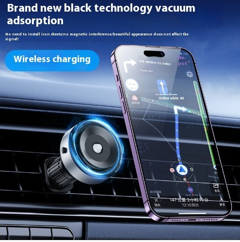 Intelligent Mobile Phone Holder Double-Sided Car Mount Magnetic Universal Adsorption Bracket Vacuum Adsorption Stable For Phone - 𝓢𝓱𝓸𝓹𝓵𝓮𝓬𝔂