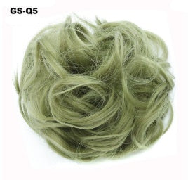Europe, Japan, and South Korea popular hair bun fluffy natural drawstring curly hair ball head hair ring hair set female hair accessories chemical fiber hair - 𝓢𝓱𝓸𝓹𝓵𝓮𝓬𝔂