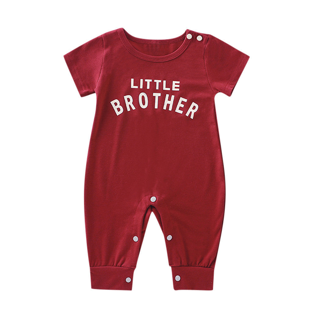 Male Alphabet Long Sleeved Romper Newborn Baby Jumpsuit Female Baby Casual Romper - 𝓢𝓱𝓸𝓹𝓵𝓮𝓬𝔂