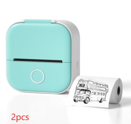 Portable Mini Thermal Label Printer Home Photo Printer Student Wrong Question Printer Bluetooth-compatible Mini Label Printer Price Tag - 𝓢𝓱𝓸𝓹𝓵𝓮𝓬𝔂