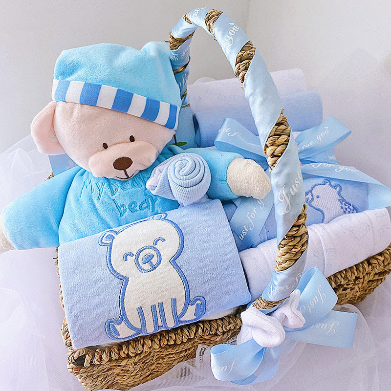 Newborn Boy Baby Clothes Set Gift Box Autumn And Winter - 𝓢𝓱𝓸𝓹𝓵𝓮𝓬𝔂