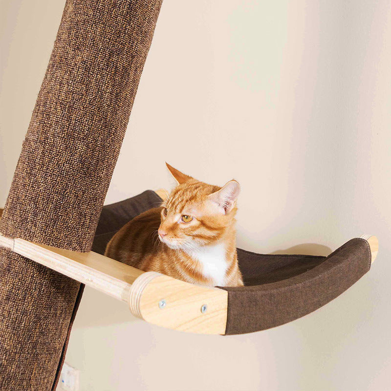 Solid Wood Large Cat Climbing Frame Cat Litter Cat Tree One Cat Shelf - 𝓢𝓱𝓸𝓹𝓵𝓮𝓬𝔂