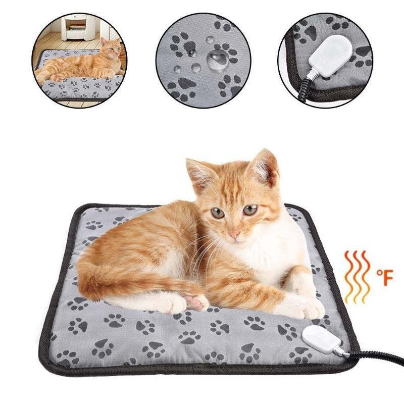 Pet Heating Pad For Dog Cat Heat Mat Indoor Electric Waterproof Dog Heated Pad With Chew Resistant Cord Winter Pet Blanket Warmer - 𝓢𝓱𝓸𝓹𝓵𝓮𝓬𝔂