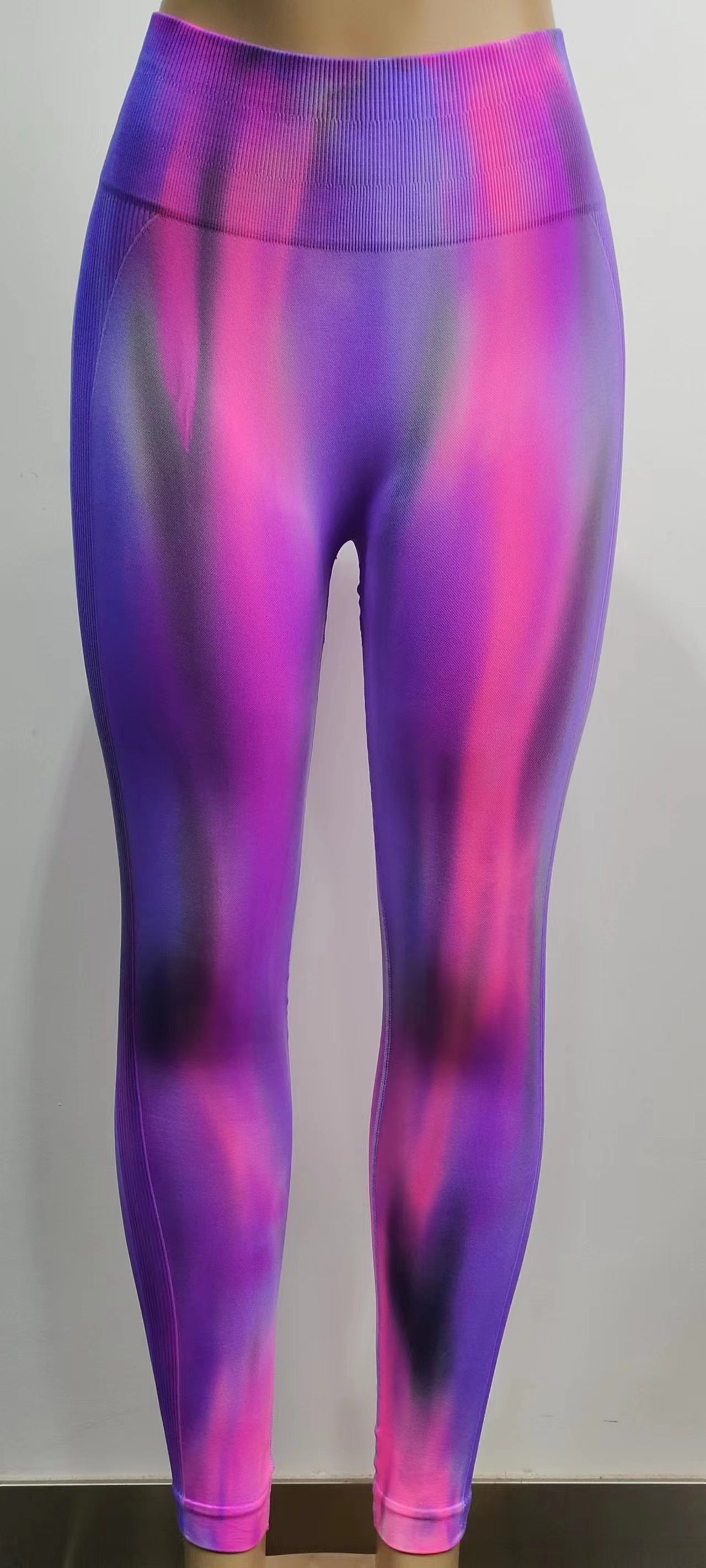 New Tie Dye Aurora Print Sports Pants Seamless High Waisted Fitness Yoga Pants For Women Gym Running Sweatpants Trousers - 𝓢𝓱𝓸𝓹𝓵𝓮𝓬𝔂
