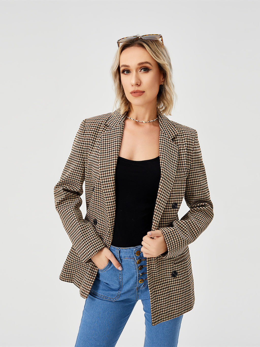 Womens Casual Blazer Jacket  Long Sleeve Work 0ffice Blazer Lapel  Jacket - 𝓢𝓱𝓸𝓹𝓵𝓮𝓬𝔂