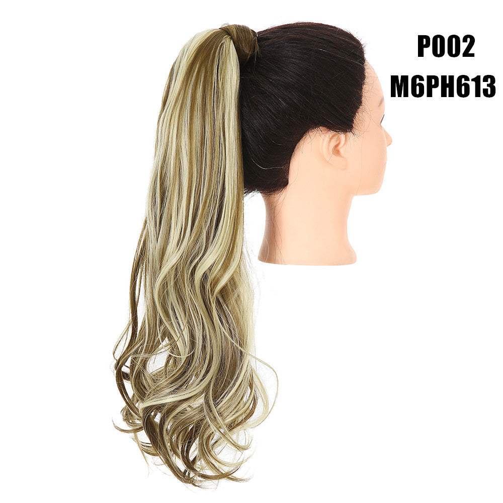 European And American Style Wig Fluffy Natural Ponytail - 𝓢𝓱𝓸𝓹𝓵𝓮𝓬𝔂